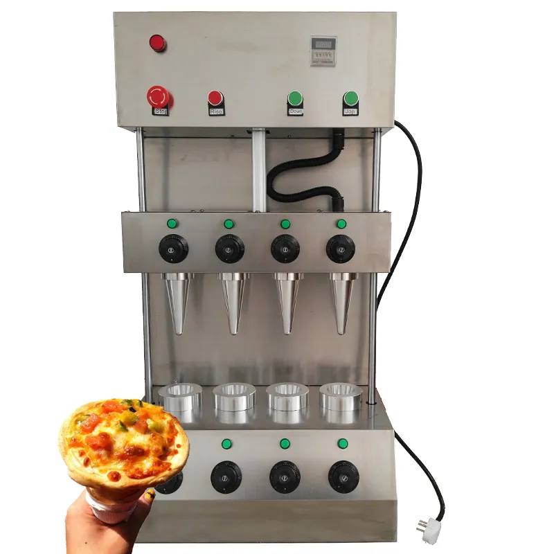 2020新しい高品質のピザコーンマシンとピザ機械商業全自動ステンレス鋼