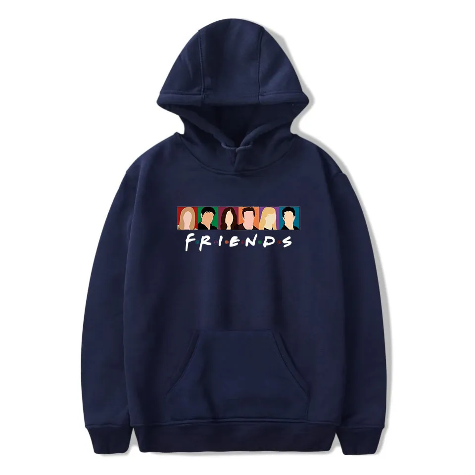 Vrienden tv show hoodies mannen / vrouwen punk harajuku hoodie sweatshirt mode lange mouw jas tops casual jassen T190830