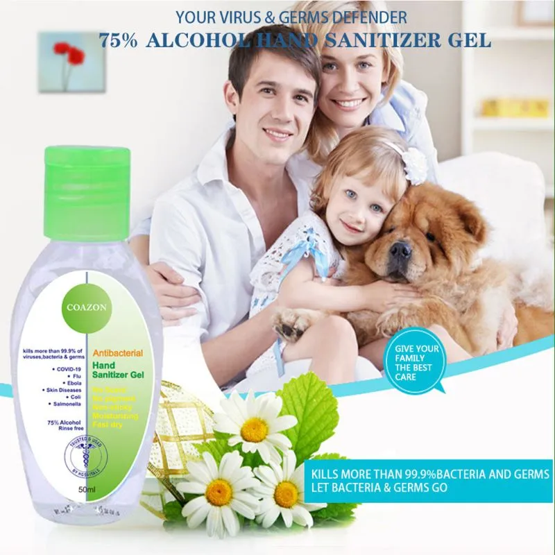 Gel stérilisant bouteille en mousse acide aminé bactériostatique antibactérien Gel de lavage des mains désinfectant pour les mains jetable 50 ml