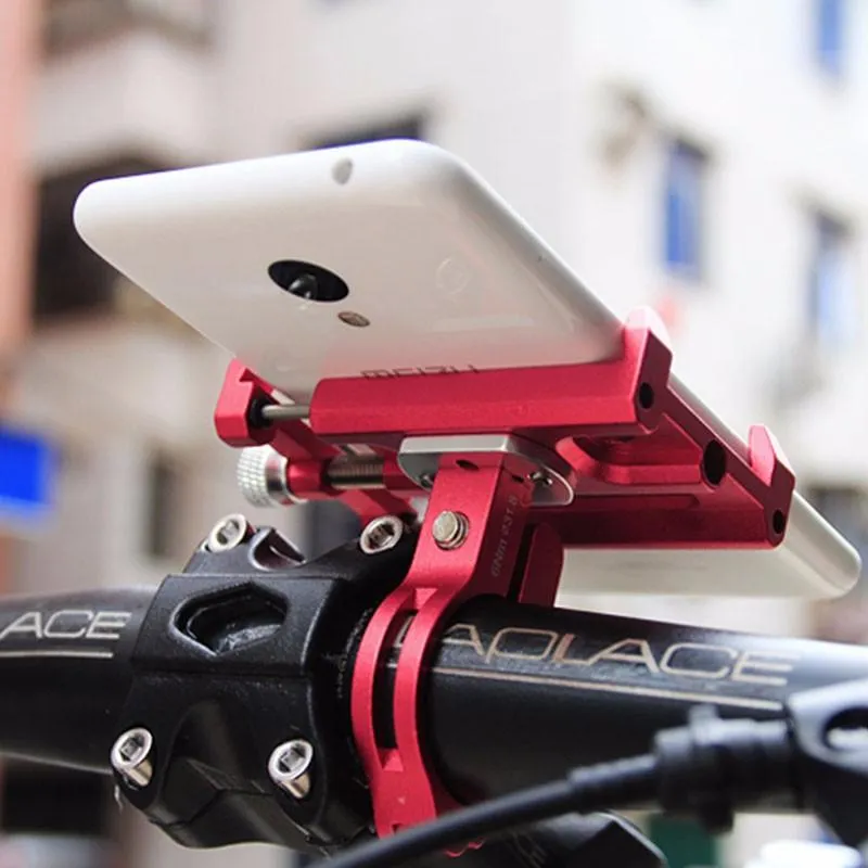Bike Accessories New Solid Metal Bike Bicycle Motorcycle Handle Phone Mount Holder For CellPhone GPS Free Shipping