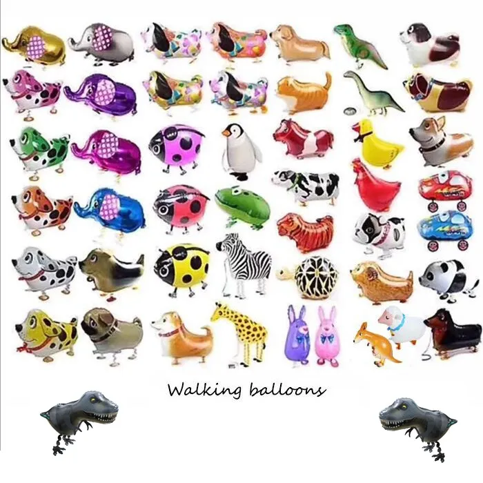 Marche Ballons pour animaux de compagnie Animal Hélium Feuille d'aluminium Ballon Licorne Ballons d'étanchéité automatique Ballon Jouets Fête d'anniversaire Décoration GGA2064