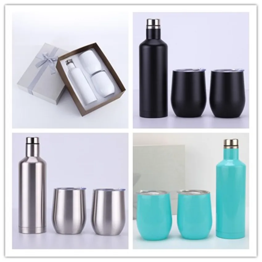 500ml Thermos 12oz Egg Wine Cup Wine Tumbler Stainless Steel Vacuum Flask Double Wall Vacuum