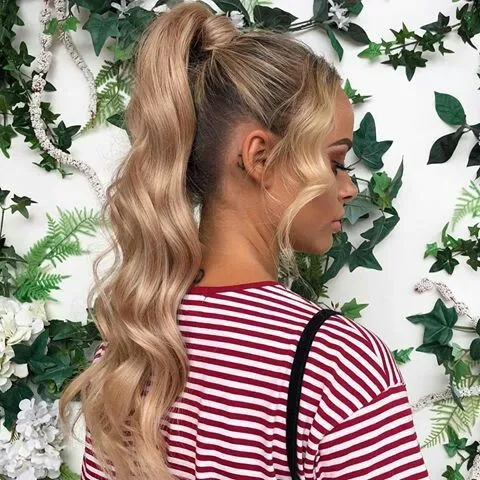 Mini Messy Kawaii Pigtail Extensions in Blonde