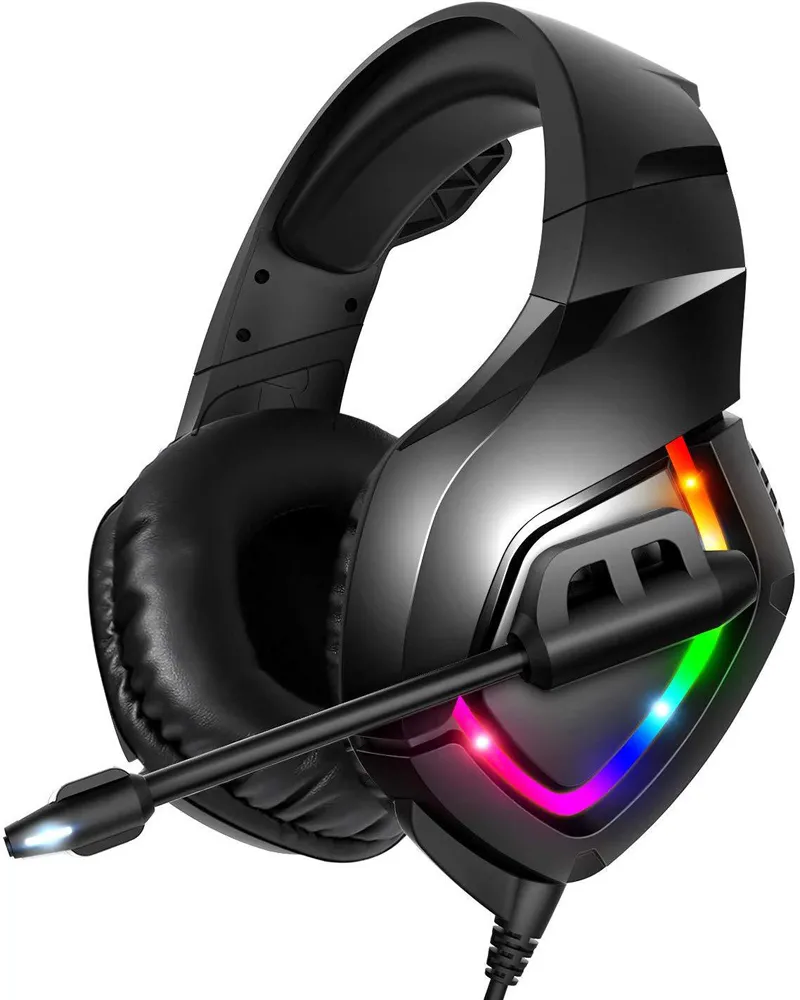 Новая RGB гарнитура Высокочувствительный K1-B PC Eearphone Регулируемые наушники с микрофоном для PS4 XBOX One