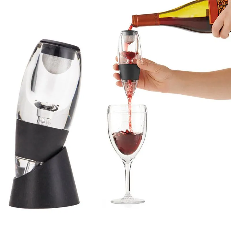 Fashion Wine Aeratore Decanter Set Family Party Hotel Aerazione rapida Vino versatore Aeratori magici