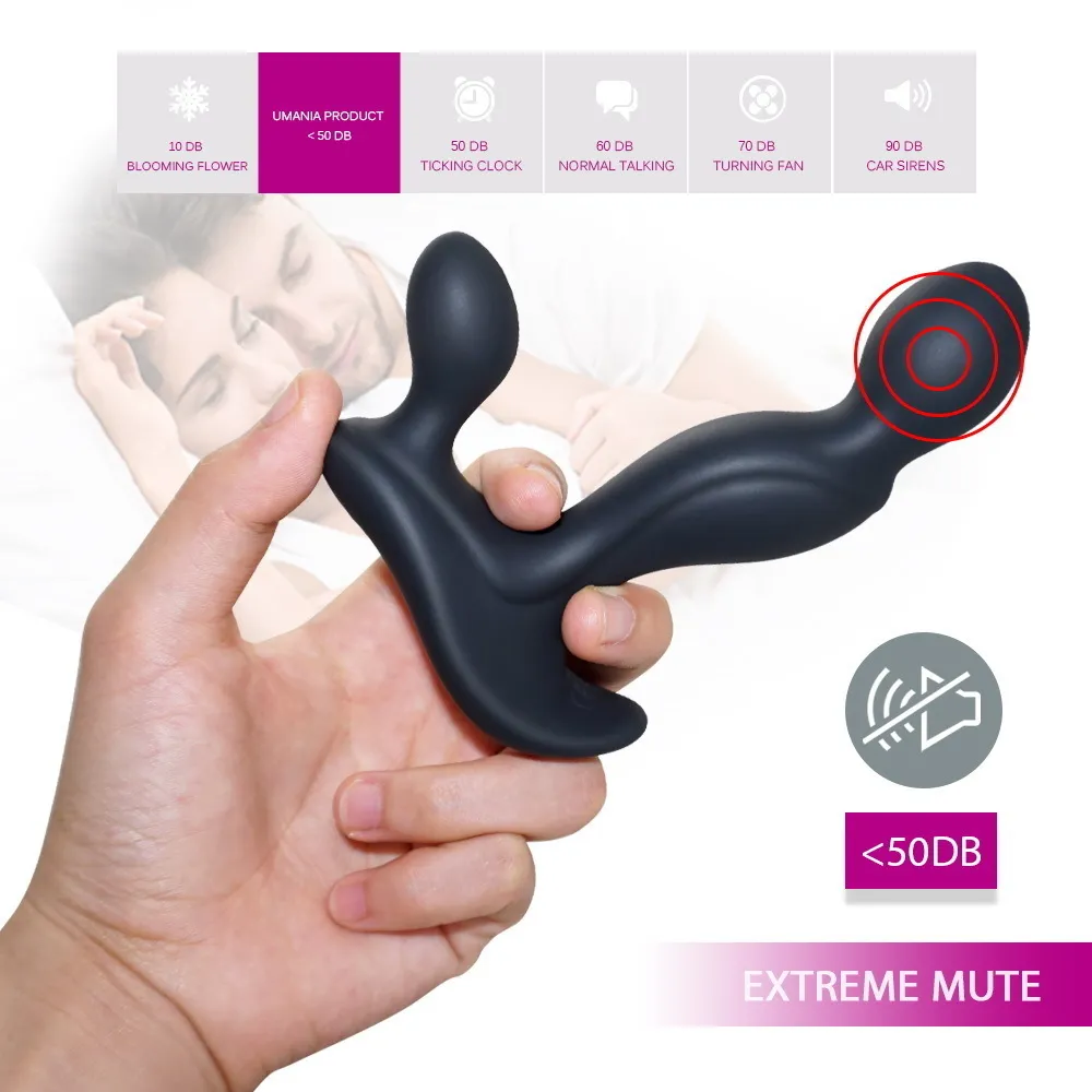 USB Rechargeable Silicone Prostate Massager For Men Gay Anal Sex Toys Waterproof Anal Vibrator Male G spot Vibe Anal Toys