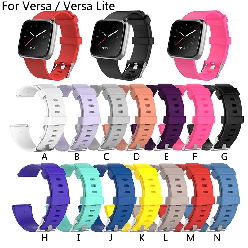 New Arrival For Fitbit Versa Lite Wristband Wrist Strap Smart Watch Band Strap Soft Watchband Replacement Smartwatch Band FREE SHIP