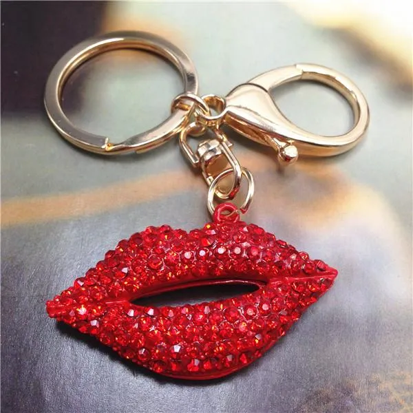 Lippen Schlüsselanhänger Schlüsselanhänger Schlüssel Chaveiros Feminino Llaveros Mujer Accessoires Porta Chaves Porte Clef Schmuckstücke Portachiavi