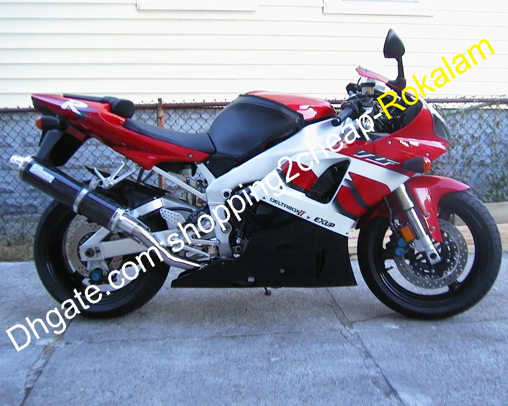 YZF1000 R1 Feeding for Yamaha YZF 1000 YZF-R1 Race Motorcycle Red Black Aftermarket Kit 1998 1999 98 99 (moldagem por injeção)