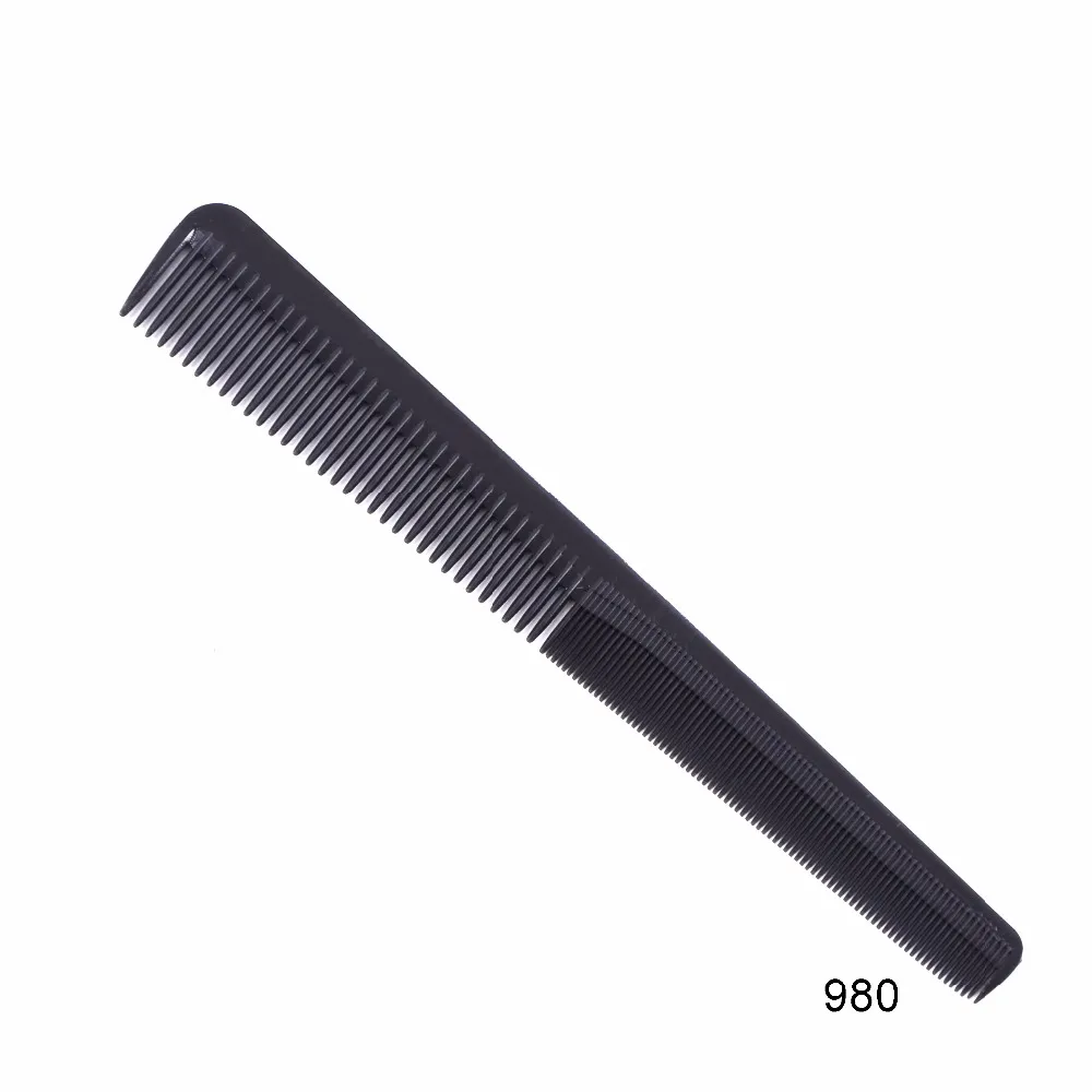 1 teil/satz Schwarz Professionelle Kämme Friseur Neue Schwanz Kamm Zwei Carbon Anti Statische Kamm Haar Schneiden Kamm Set