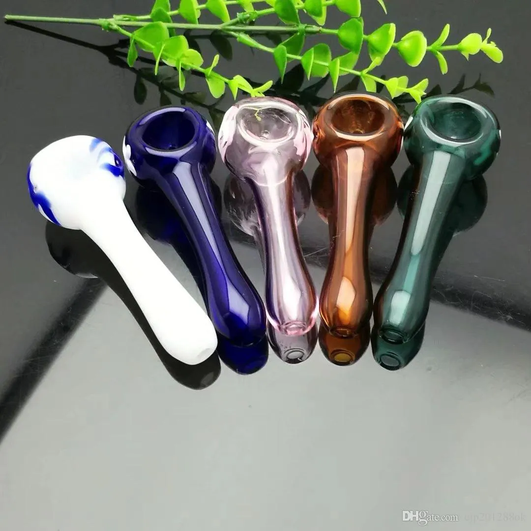 Pipe en verre numérique couleur Bangs en verre en gros Pipes à eau pour brûleur à mazout sans fumer