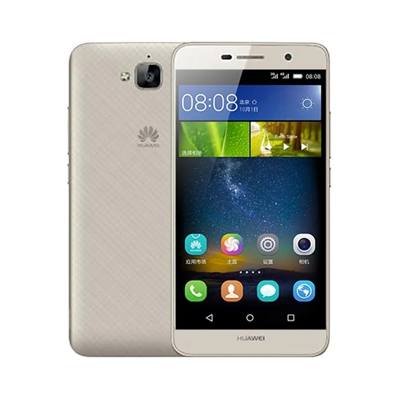 Huawei Original Desfrute de 5 4G LTE telefone celular MT6735 Quad Core ROM 16GB RAM de 2GB Android 5.0 polegadas IPS 13.0MP OTG 4000mAh telefone móvel esperto