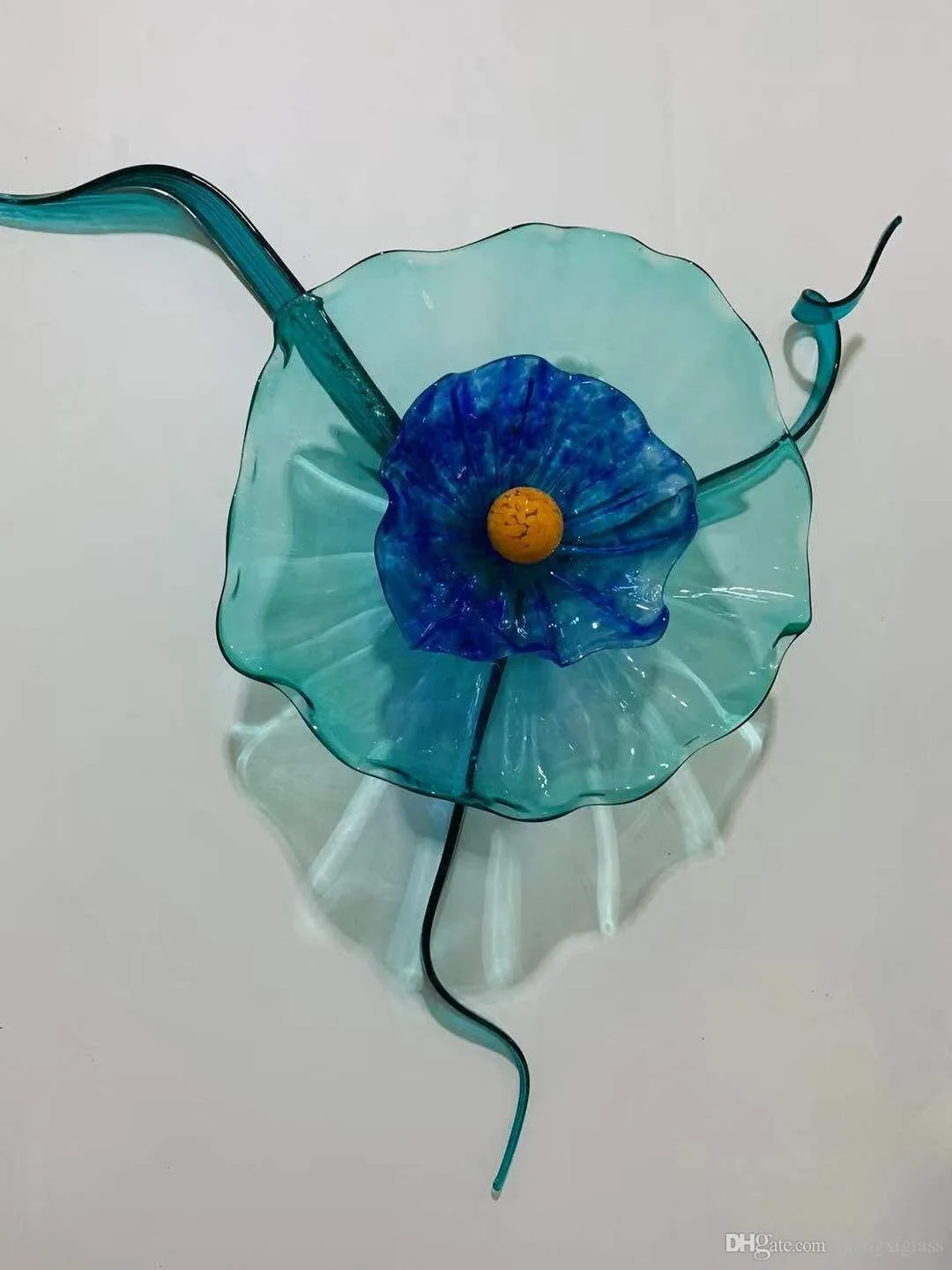 Contemporary Stained Glass Wall Art For Home Flower Wall Decor And