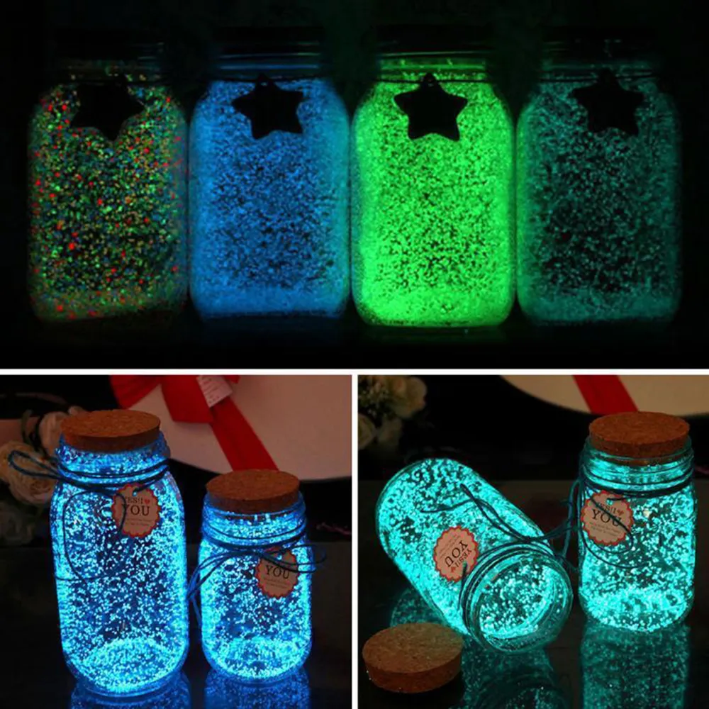 Luminous Sand Stones Garden Park Road Pebbles Glow In Dark Ornaments For Party Aquariums Fish Tank Decoration Stone Ornaments313H