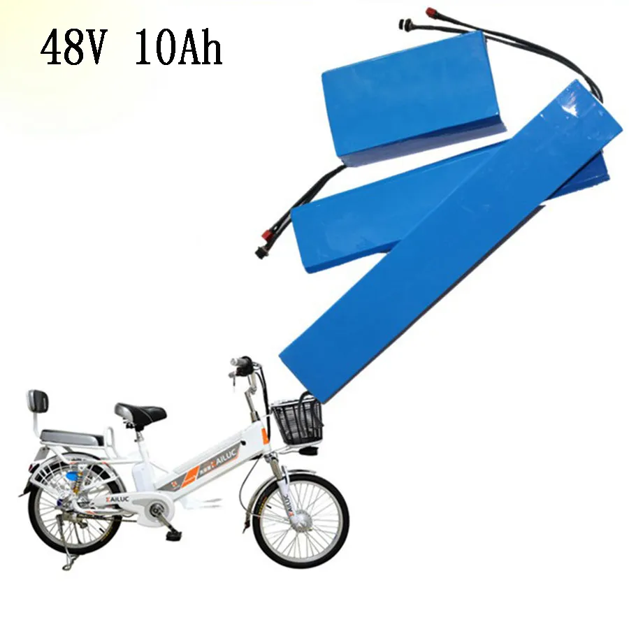 Ebike Electric Scooter Batterier 48V 10AH 13S4P litiumjonbatteri med BMS och kinesiska 18650