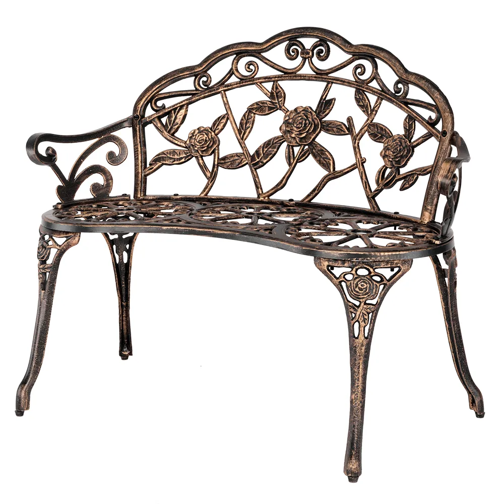 Metal garden on sale bench the range