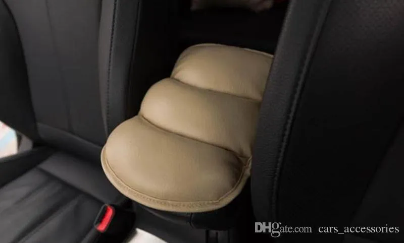 SUV Car Seat bracciolo Cuscino di alta qualità cuscino in pelle Central Storage Console Soft Cover Car Interior Accessori EEA33