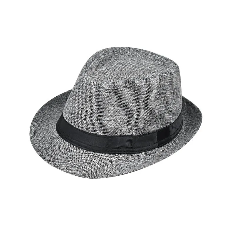 2021 Klasyczny Męski Top Hat W średnim wieku i Starszy Letni Pościel Słońce Kapeluszy Słomiane Kapelusze