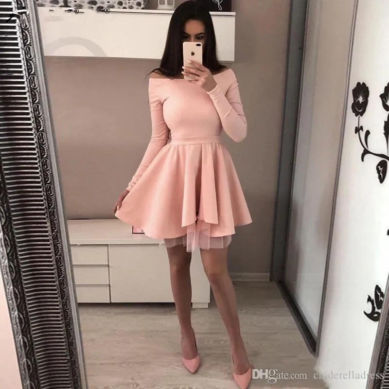 Elegant Off Shoulder Short Red Black Prom Dress Vestido De