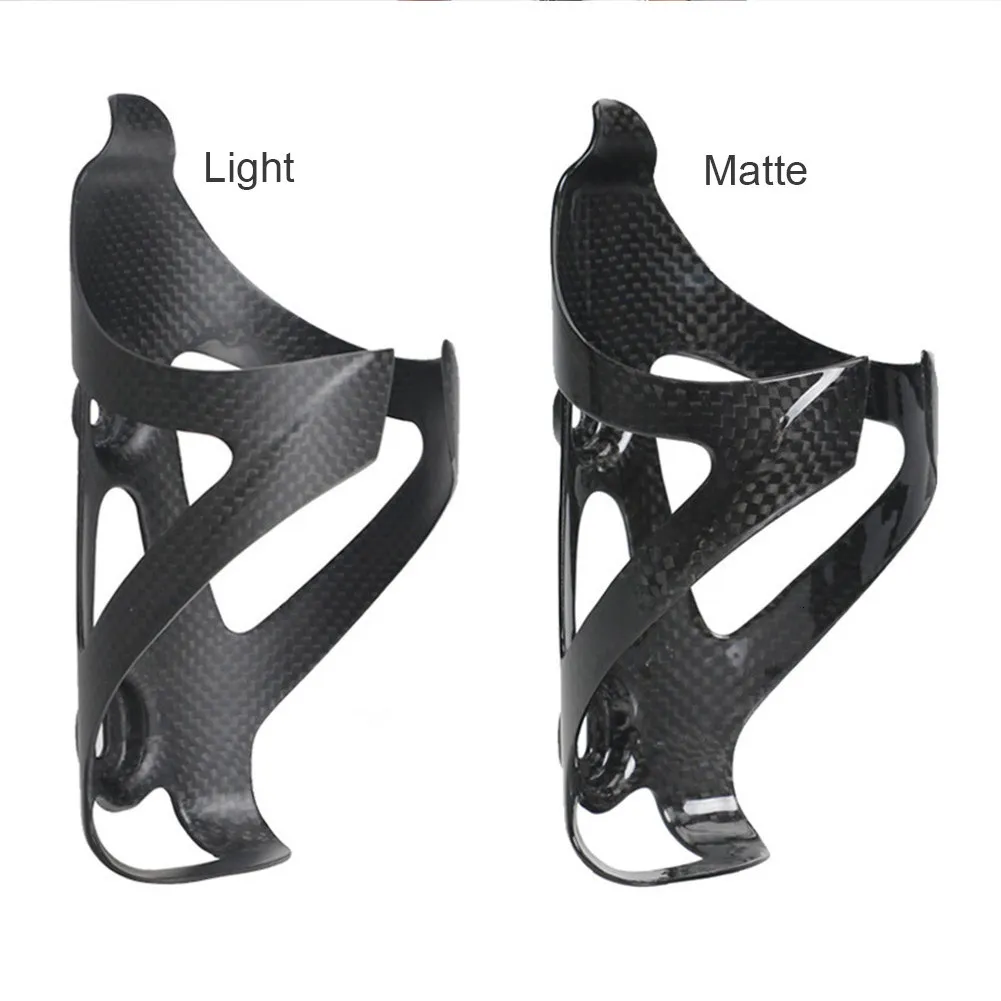 Toseak Full Carbon Fiber Cykel Vattenflaska Bur MTB Road Bike Bottle Holder Ultra Light Cycle Utrustning Matte / Light