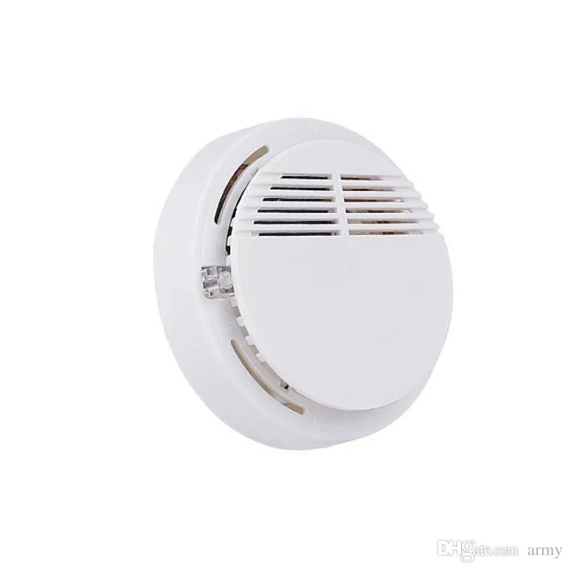 Hot Smoke Detector Alarmen Systeemsensor Brandalarm Vrijstaande Draadloze Detectoren Huisbeveiliging Hoge Gevoeligheid Stabiele LED 85dB 9V-batterij