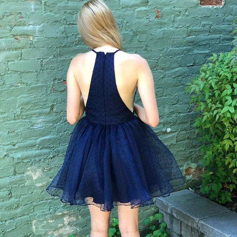 dark blue homecoming dresses 2024 Halona | Navy Blue main image 0