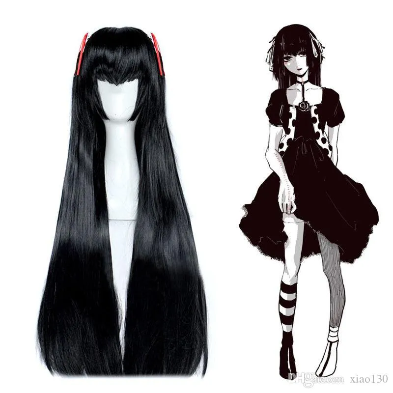 Tokyo Ghoul Re Juzo Suzuya Rei Genderbend Cosplay Wig Black Long Straight Women