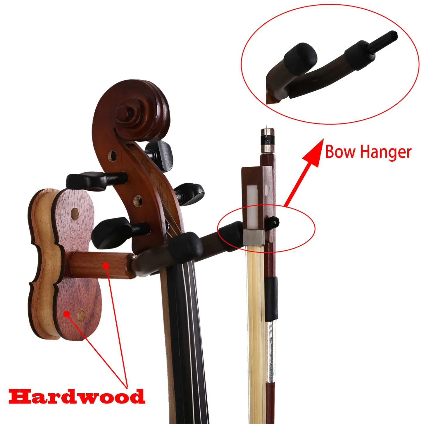 Rosewood Violin Wall Hanger Secure Stylish Home Studio Instrument Display From Xbcmusic 4.9 DHgate.Com