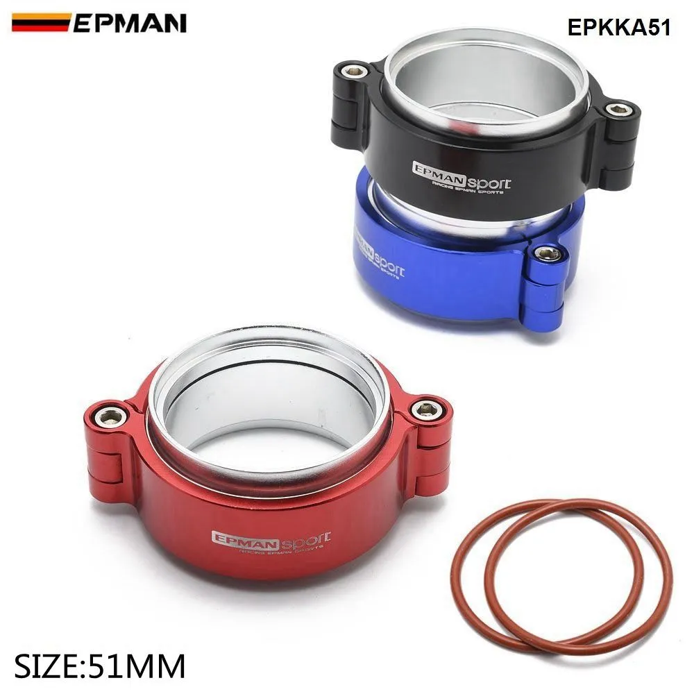 EPMAN - braçadeira da V-banda da exaustão do conjunto do sistema da braçadeira de HD anodizada para 2 "OD Turbo / tubulação EPKKA51 de Intercooler