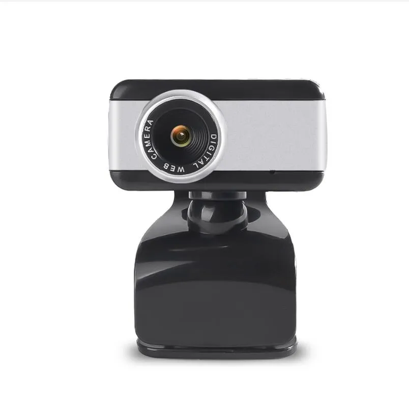 High Definition Digital USB 5.0mp Webcam Snygg Rotera kamera HD webbkamera med mikrofon Gullig svart