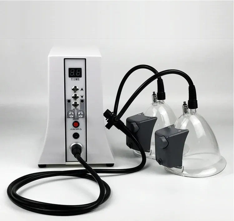 Machine d'aspiration sous vide d'agrandissement de fesse de forme de corps et dispositif féminin de soins de santé de beauté de pompe d'agrandissement de sein avec 35 tasses