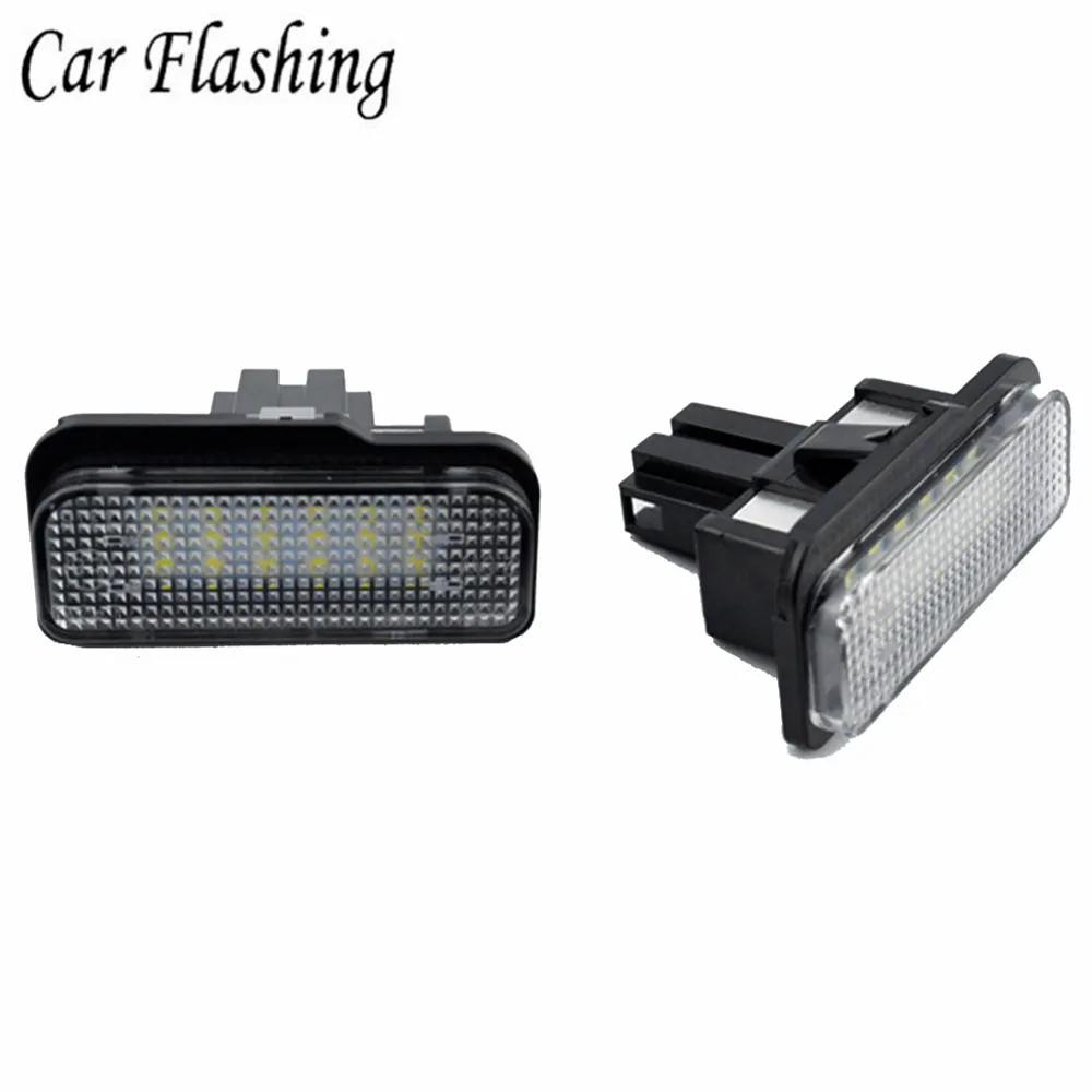 1 Paar Auto LED Kennzeichenbeleuchtung Für Mercedes W211 W203 5D W219 R171  Kein Fehler Für Benz Weiße Kennzeichenleuchte 12 V Von 9,13 €