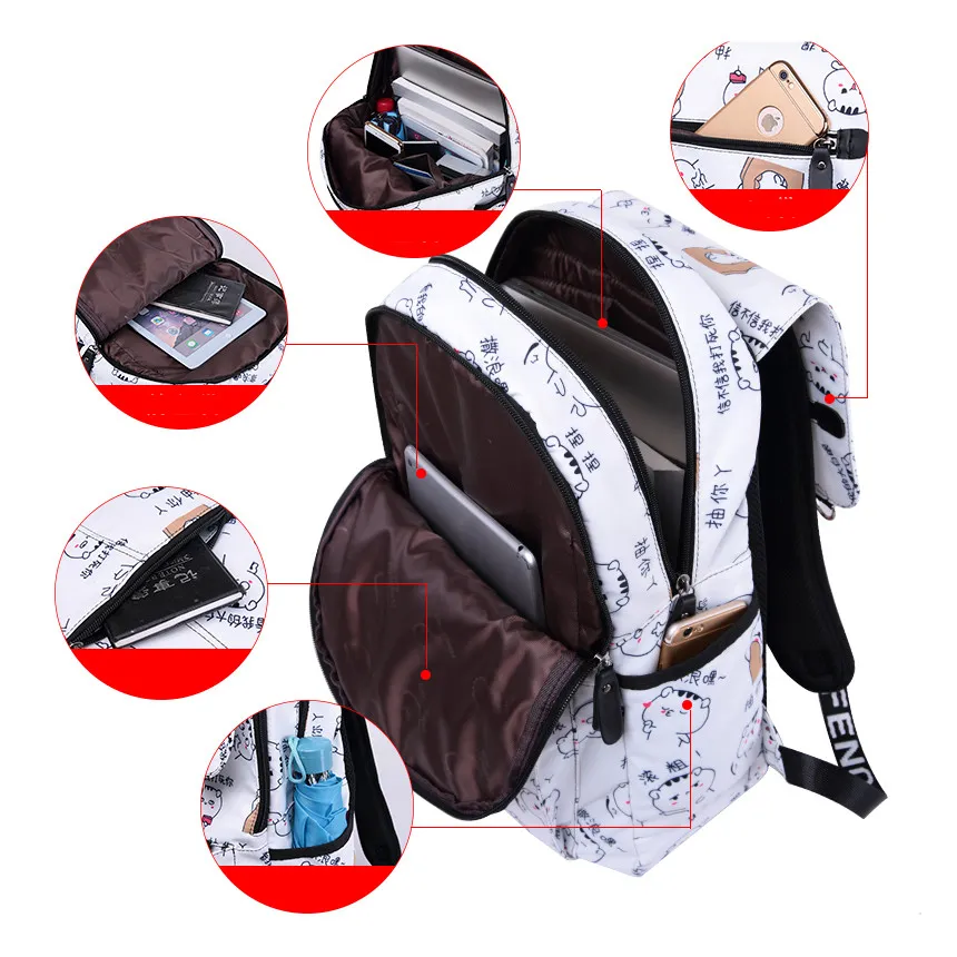Fengdong Mochila Para Niñas Adolescentes Mochila Escolar | Envío Gratis