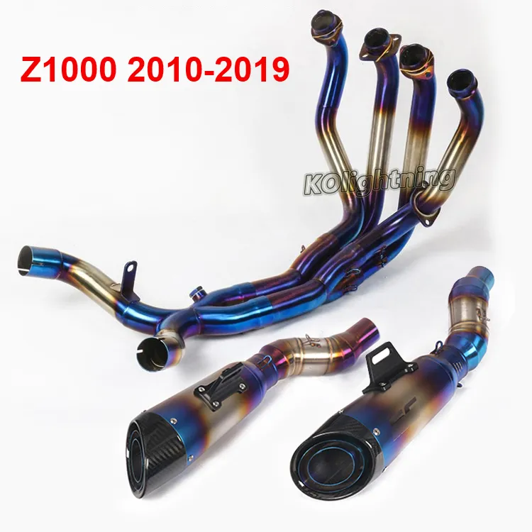 Para escape 2010-2019 Kawasaki Z1000 Ninja1000 completa Sistema de Ligação Tubo + Silencioso