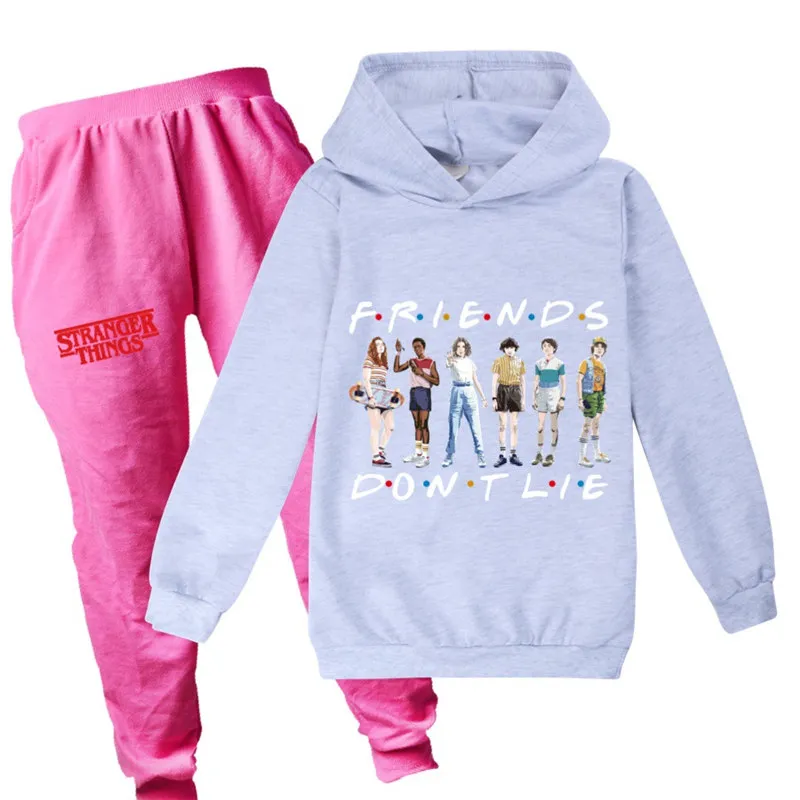 Girls stranger things hoodie hotsell