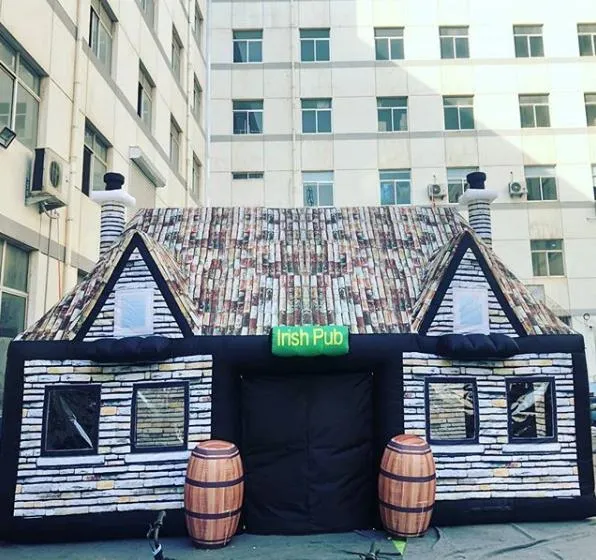 Wholesale Customized Inflatable Irish Pub For Outdoor Shop Parties And Decorations From