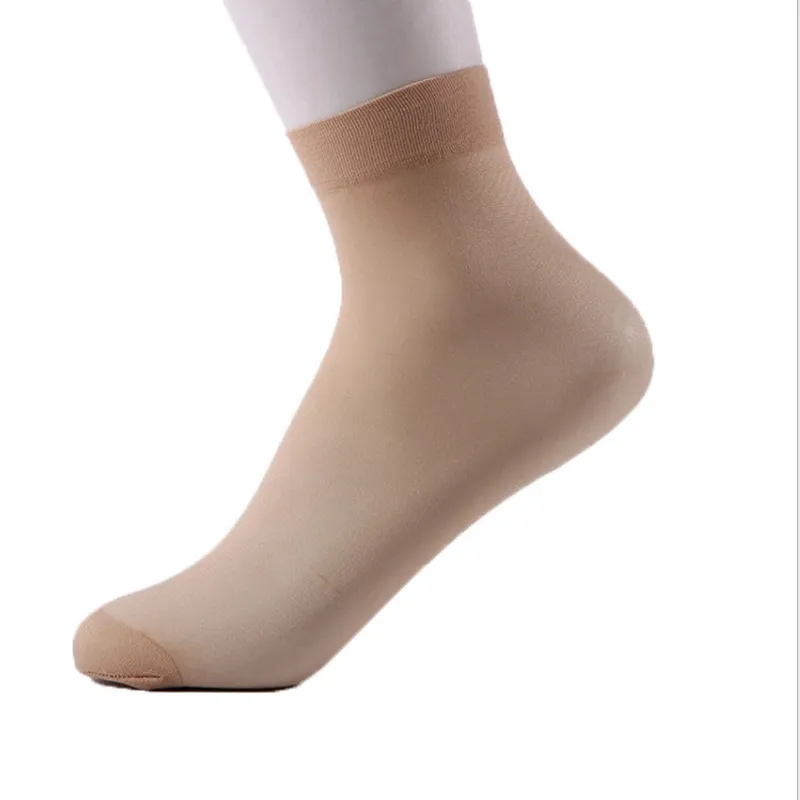 100 paires femmes chaussettes en gros été femme court bas transparents chaussettes ultra-minces pour femmes chaussettes en soie cristal qualité fille cheville sox