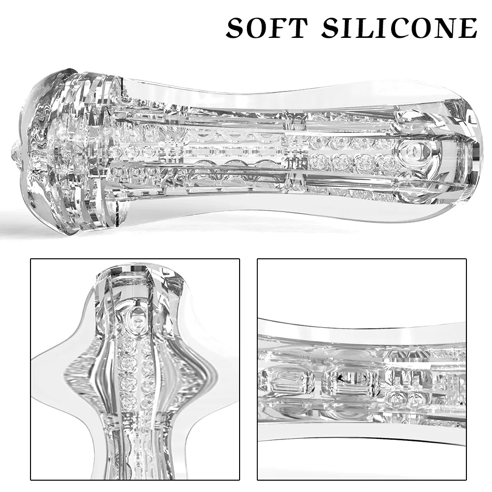 Flesh Vibrating Light Massager echte Pussy Männliche Sex-Masturbation Erwachsene Spielzeug männlicher Masturbator Cup für mich_voghion.com
