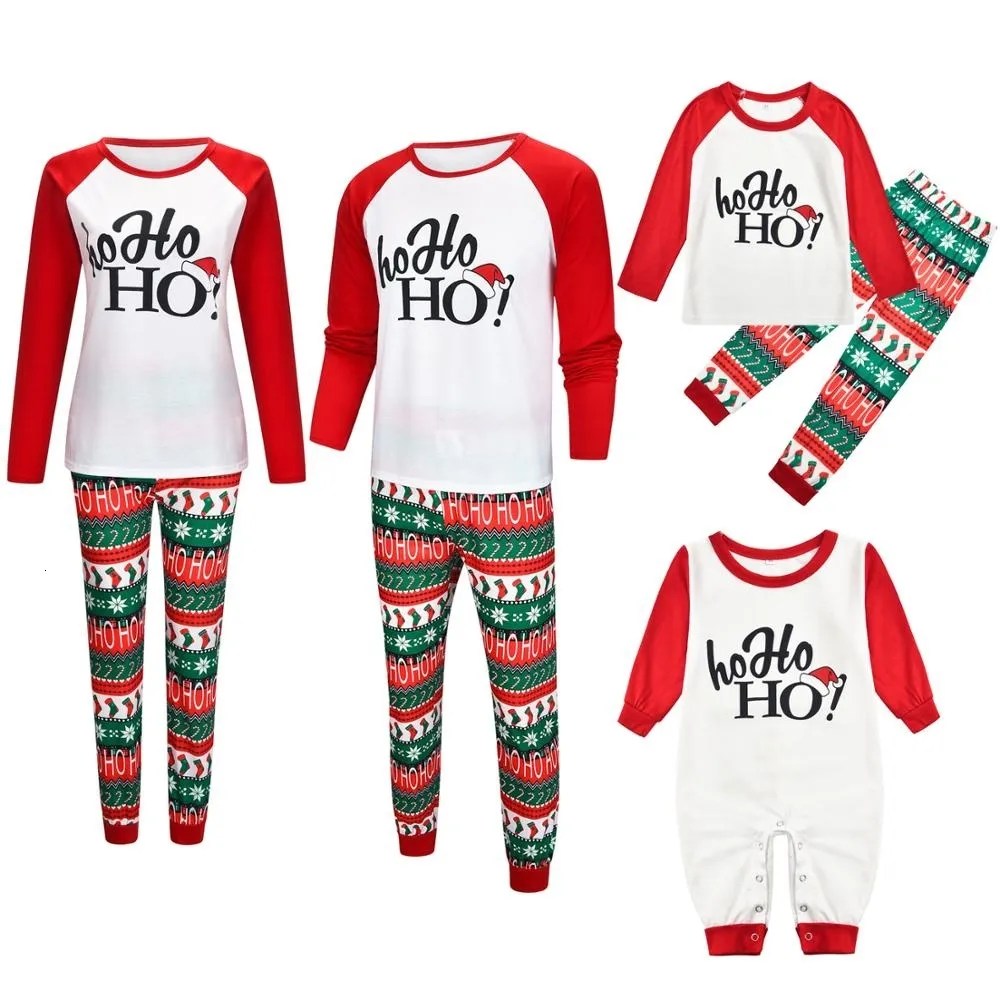 Aile Noel Pijama Takım Elbise 2019 Geyik Baskı Anne Baba Çocuklar Aile Pijama Ebeveyn-çocuk Giysileri Aile Eşleştirme Kıyafetler SH190916