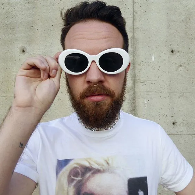 2024 Retro Vintage Oval Sunglasses Grunge Punk Shades for Men and Women