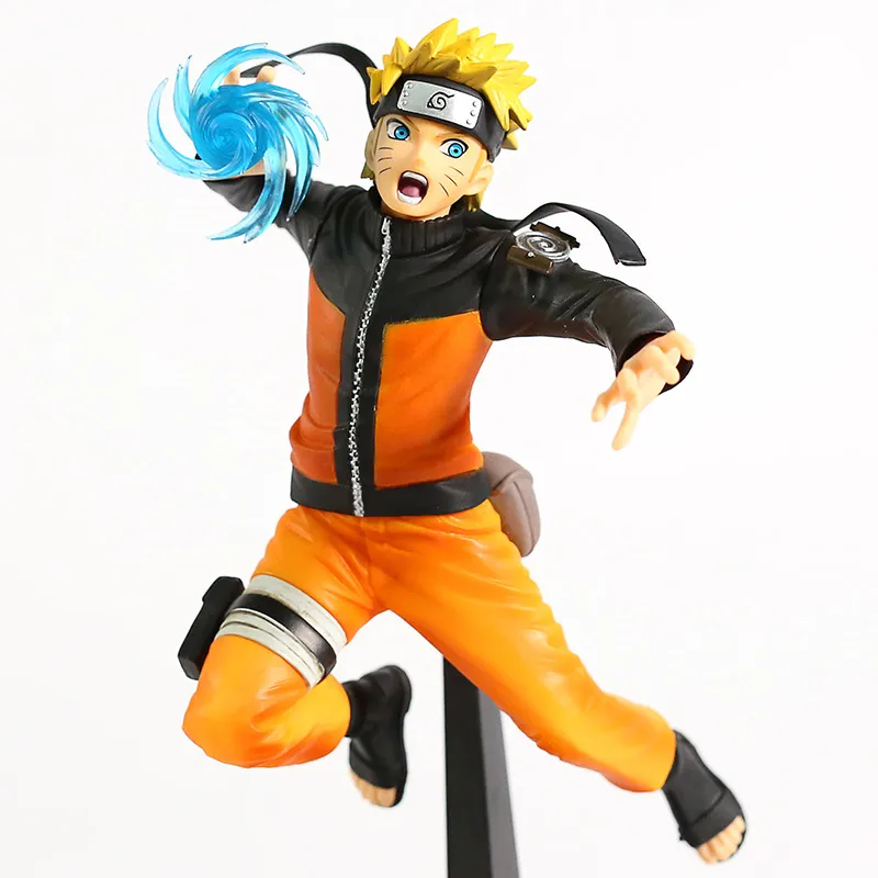 Anime naruto figuras de ação uzumaki naruto rasengan modelo móvel