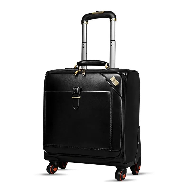 Valise Célèbre Designer rétro en cuir roue bagages, grande capacité boîtier de chariot luxe luxe valise roue cabine sac de voyage, marque trave