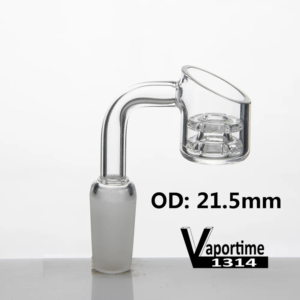 Diamond Knot Quartz Banger Nail Od: 22mm TERP Locker Loop Infoga Skål 10mm 14mm 18mm Man Kvinna Bong Vattenrör Dab Riggar 569