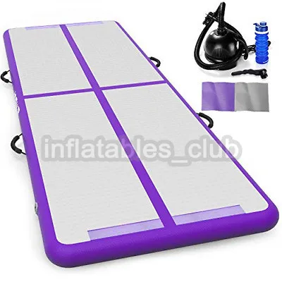 DWF – tapis de piste d'air gonflable pour humains, 6x1x0.2M, tapis rebondissant, pour Taekwondo, vente en gros d'usine, tapis de culbutage