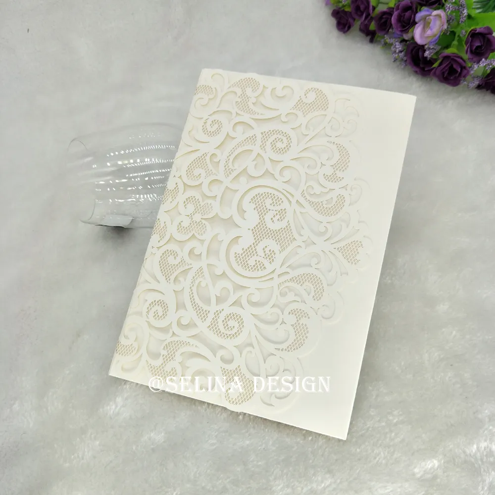 Premium Cream Laser Cut Wedding Invites Kit - Elegant Heart \u0026 RSVP, Shop  Now! from Dhgate Wedding Invitations - price 0.86, image size:1000x1000