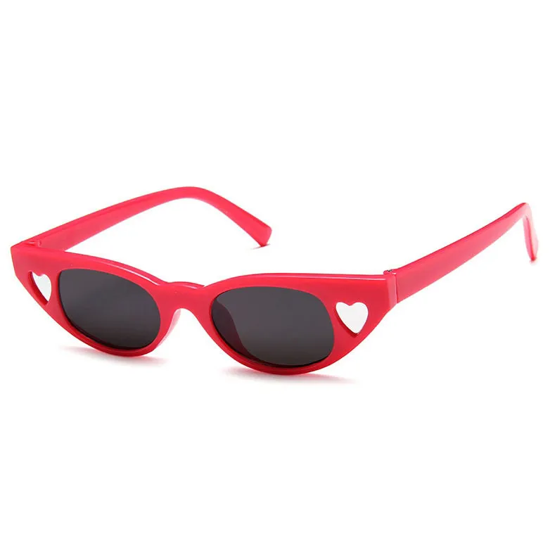 Nouveau Premium Mode Rétro Coeur Lunettes De Soleil Femmes Amour Rétro Cat Eye Lunettes De Soleil Femmes Noir Blanc Lunettes Amoureux Amour Lunettes De Soleil Envoyer Boîte