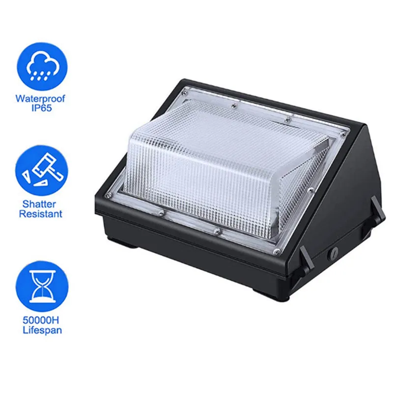 Super Bright LED Väggpaket Ljus Vattentät 150W Utomhus Vattentät LED LIKE LYSTER Trädgårdsbelysning Väggpaketlampor AC 110V