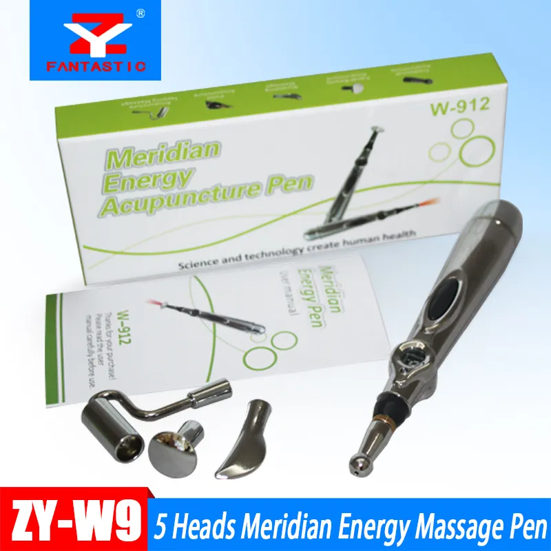 Pulso Eletrônico Massageador Chinês Meridian Energy Pen Terapia Alívio Da Dor Eletrônico Acupuntura Caneta Ponto de Acupuntura Dispositivo de Saúde Massagem