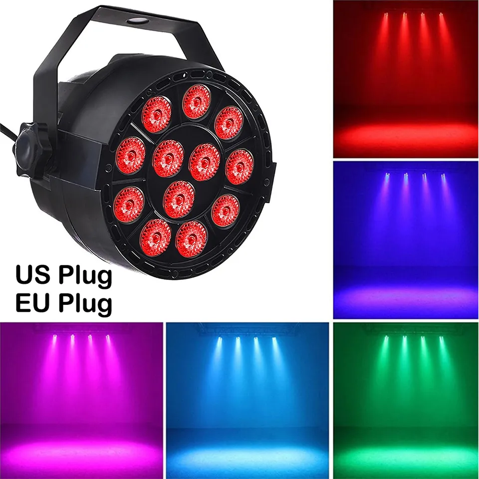 LED Par 18W RGB LED Stage Light Par Light With DMX512 for disco DJ projector machine Party Decoration Stage Lighting