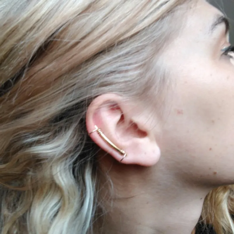 Ear Cuff ручной манжета серьги ювелирные изделия шарма Нет Пирсинг Серьги Клип 14 голдфилд Настраиваемый Brincos Oorbellen для женщин